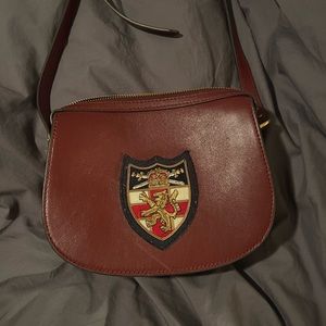 Ralph Lauren Buillon Patch Leather Bag